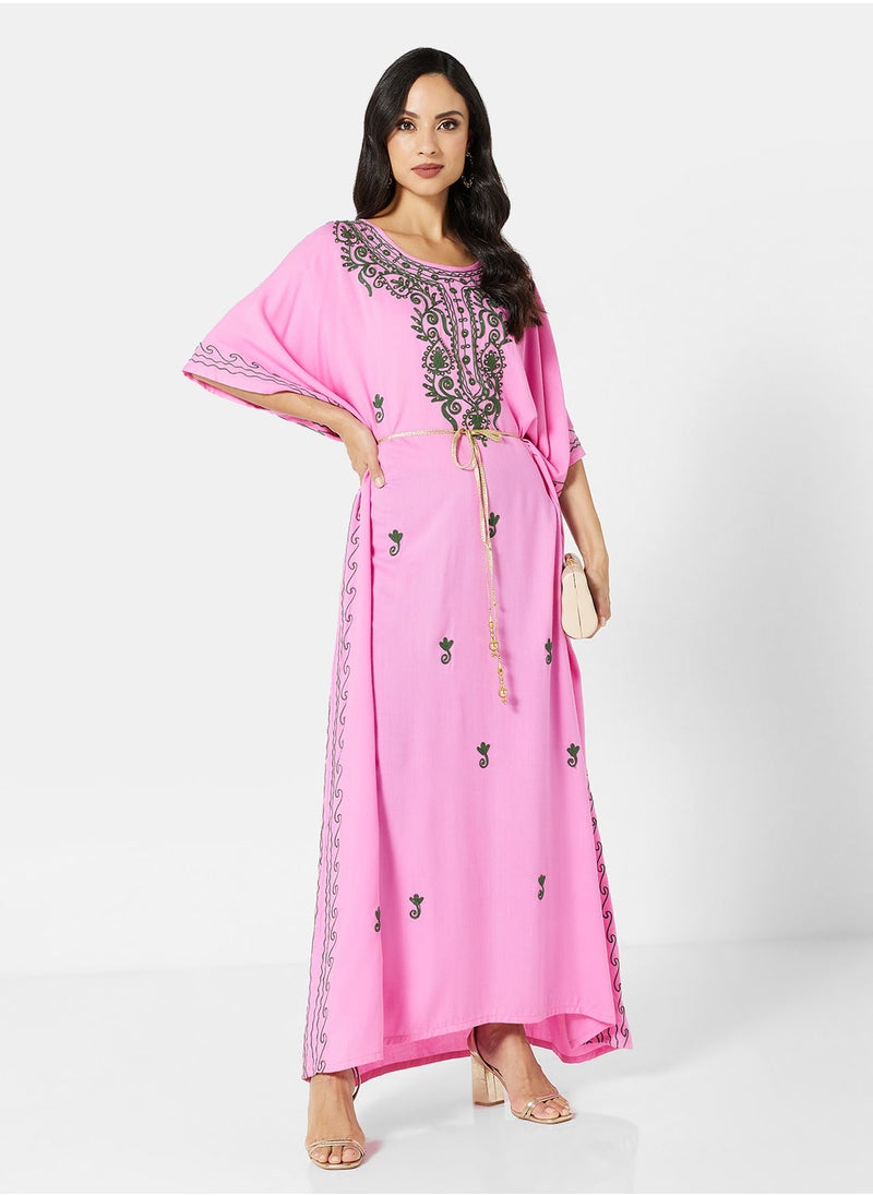 ARABIAN CLOSET EMBROIDERED KAFTAN  - Image 5