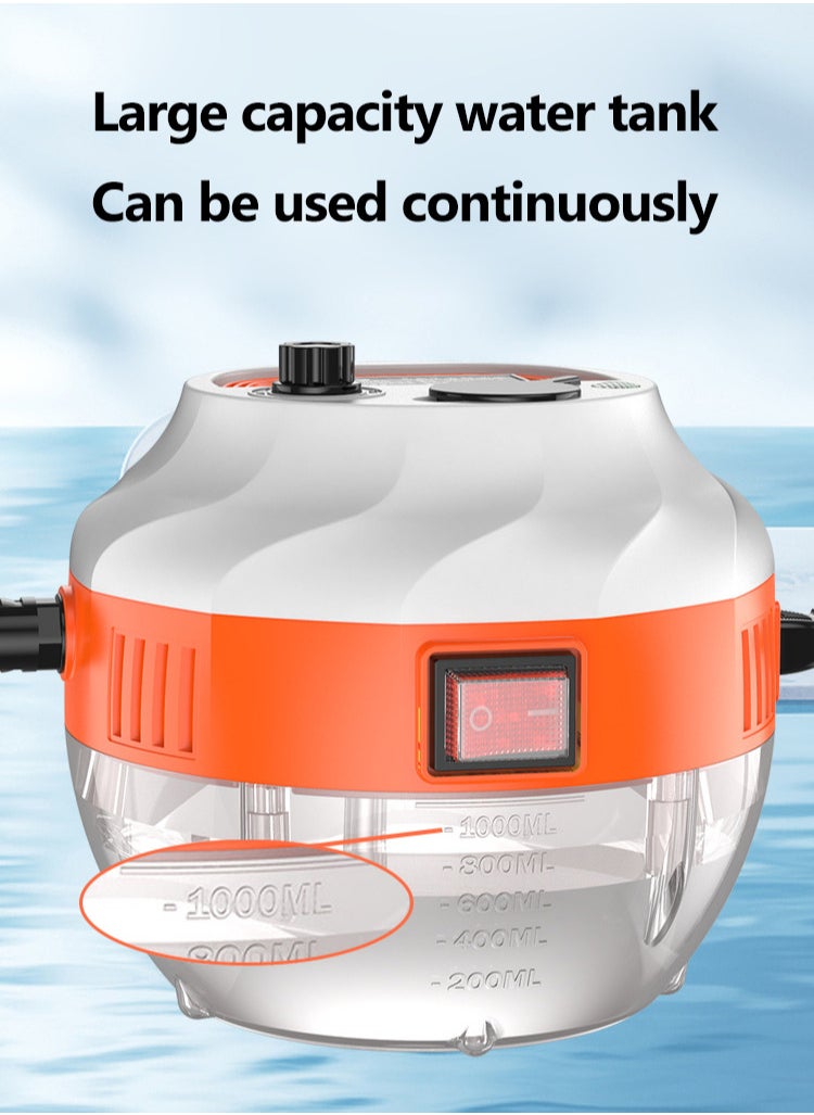 Joshberg Steam Cleaner, 3800W High Temperature Pressurized Steam Cleaner with 3 Brush Heads, Handheld Portable Steam Cleaners for Kitchen, Bathroom, Carpet, Car and Tile  - Image 4
