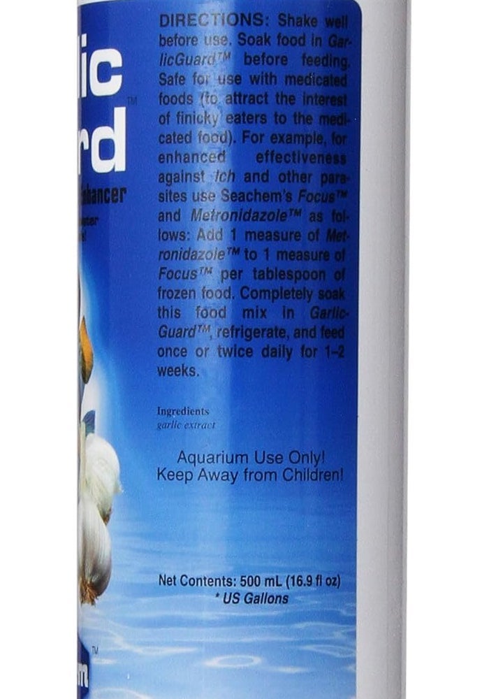 Seachem GarlicGuard 500ml - Natural Garlic Flavor Enhancer for Freshwater and Marine Fish - Image 2