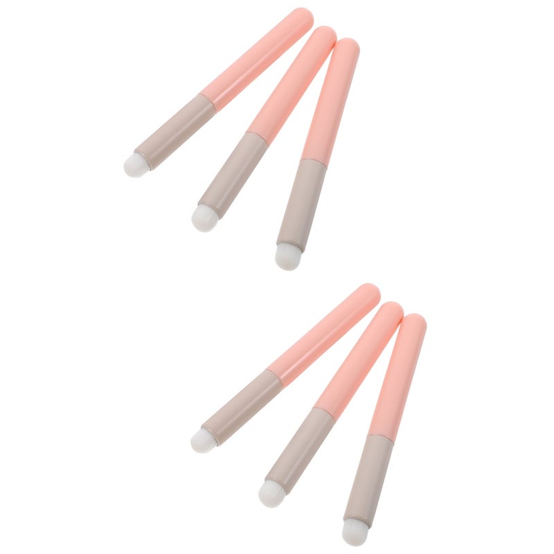 6 pcs Lip Brush Applicators Women Makeup Brush Travel Lipstick Applicators Girls Lipstick Brush - Image 1