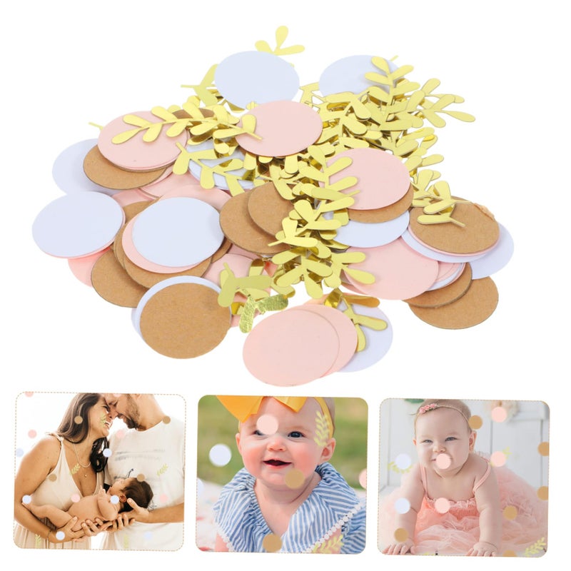Gold Confetti Scatter for Birthday Wedding Anniversary Party Decoration Easy to Use and Store - Image 3