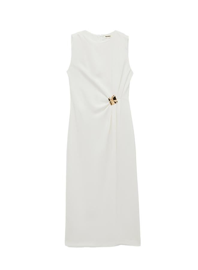 KOTON Maxi Crepe Dress - Image 4