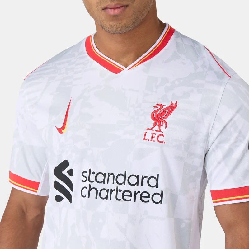 Nike White Men's Liverpool 24/25 Third Replica Football Jersey for Men | Best Price UAE