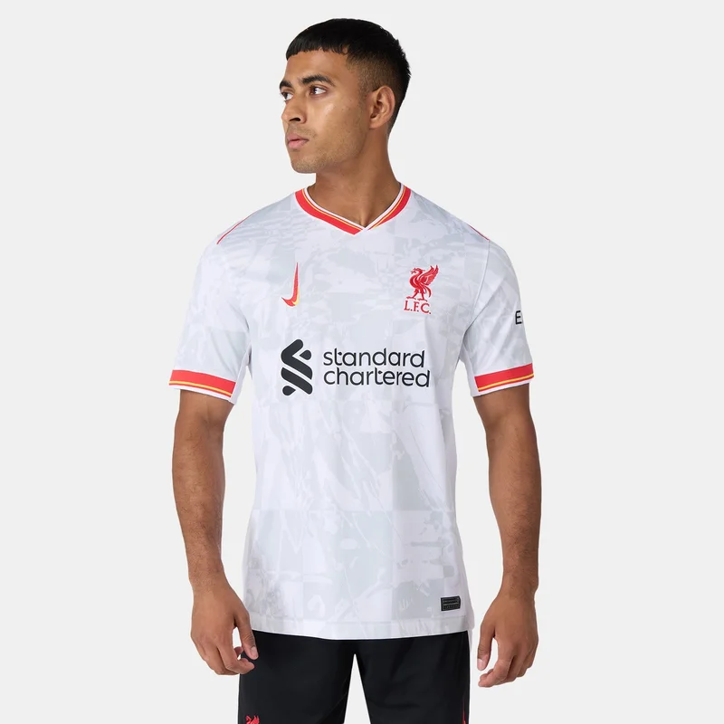 Nike White Men's Liverpool 24/25 Third Replica Football Jersey for Men | Best Price UAE