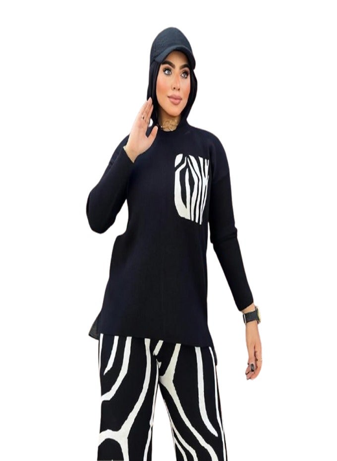 Women's tracksuit veiled women - black  - Image 1