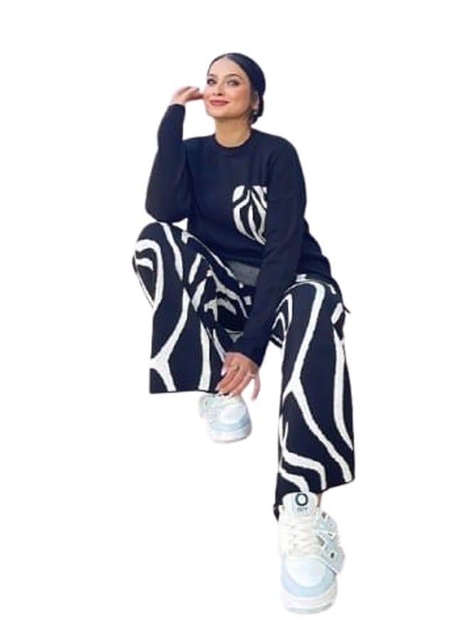 Women's tracksuit veiled women - black  - Image 3