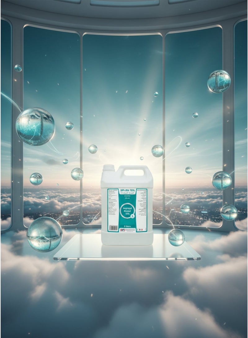 SPI Pure Isopropyl Alcohol 70% Disinfectant and Sanitizer Solution 5 liter - Image 5