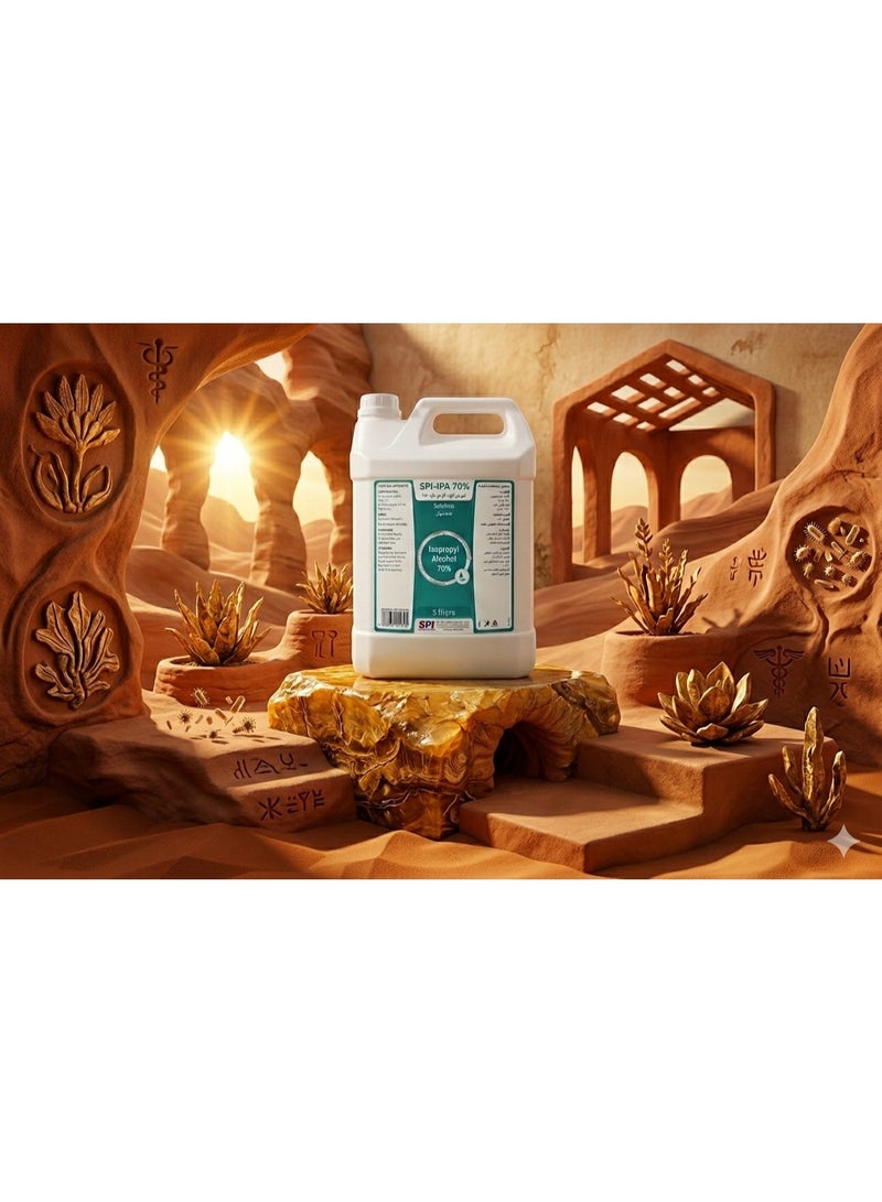 SPI Pure Isopropyl Alcohol 70% Disinfectant and Sanitizer Solution 5 liter - Image 4