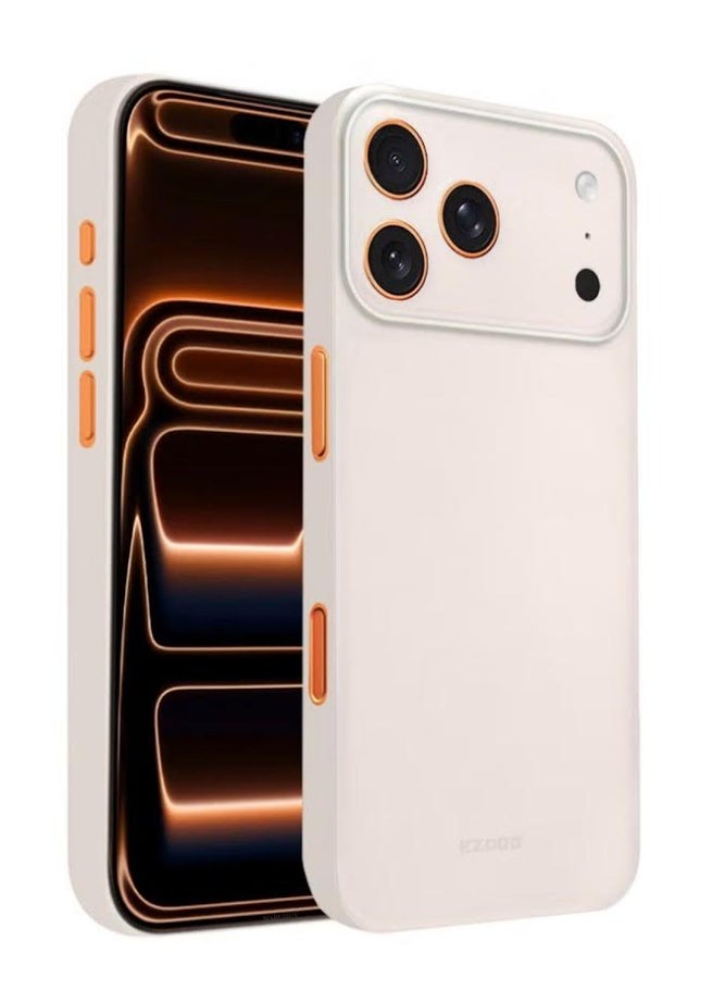 كي زد دو جراب Air Skin لهاتف iPhone 17 Pro Max - غطاء خلفي شفاف غير لامع، نحيف وخفيف الوزن، حماية من الصدمات والسقوط، جراب شفاف صلب مقاوم لبصمات الأصابع - Image 1