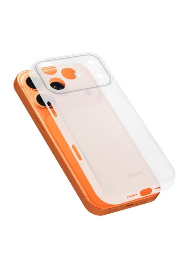 كي زد دو جراب Air Skin لهاتف iPhone 17 Pro Max - غطاء خلفي شفاف غير لامع، نحيف وخفيف الوزن، حماية من الصدمات والسقوط، جراب شفاف صلب مقاوم لبصمات الأصابع - Image 2