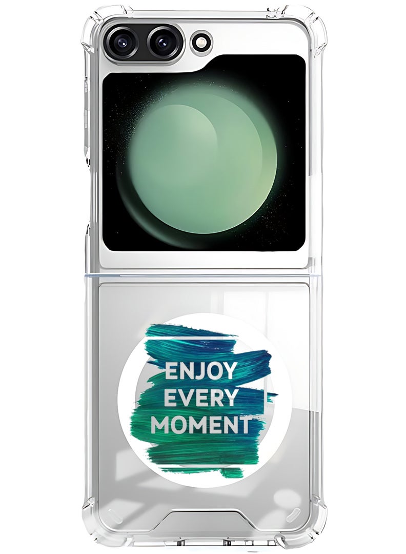 Theodor Magnetic Case for Samsung Galaxy Z Flip 5 Compatible with MagSafe Wireless Charging, Shockproof Phone Bumper Cover Enjoy - Image 1