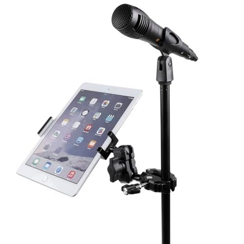 Leenconghui Aluminum Alloy Tablet Holder with 1" Ball Head-360 Rotatable Tablet Mount for iPad and Other Devices from 4.7"-12.9", Compatible with RAM Mounts and Other B Size Double Socket Arm - Image 5