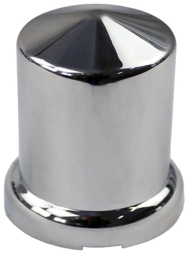 KASONG 33mm Chrome ABS Plastic Lug Nut Covers Caps with Flange Push on Bullet for Semi Truck (20) - Image 3