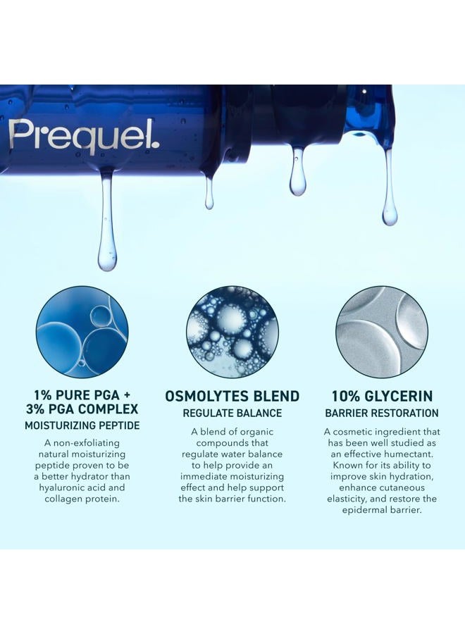 Prequel Skin - Multi-Quench Plumping Hydration Serum - Hydrating & Moisturizing Facial Serum - PGA, Glycerin, Osmolytes Blend for Face - 1.7 Fl Oz - Image 3