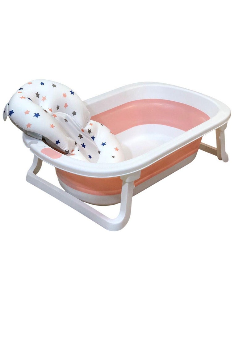 2-piece silicone baby bathtub
