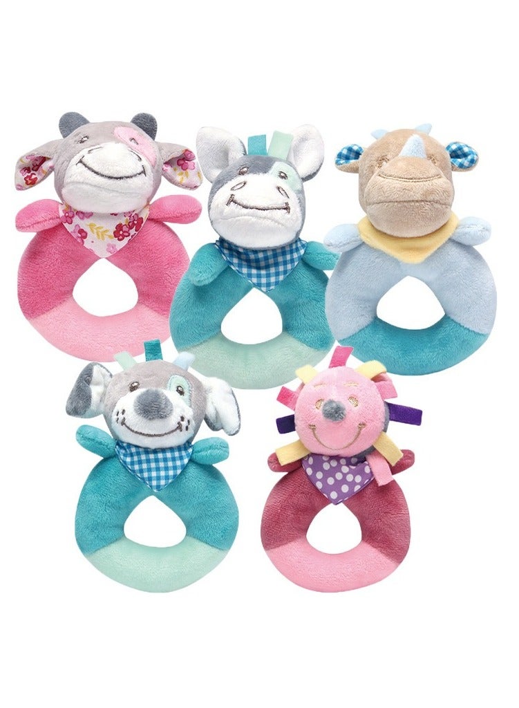 Newborn Plush Handbell Rattle Donkey Baby Soft Toy Toys for Children - Image 2