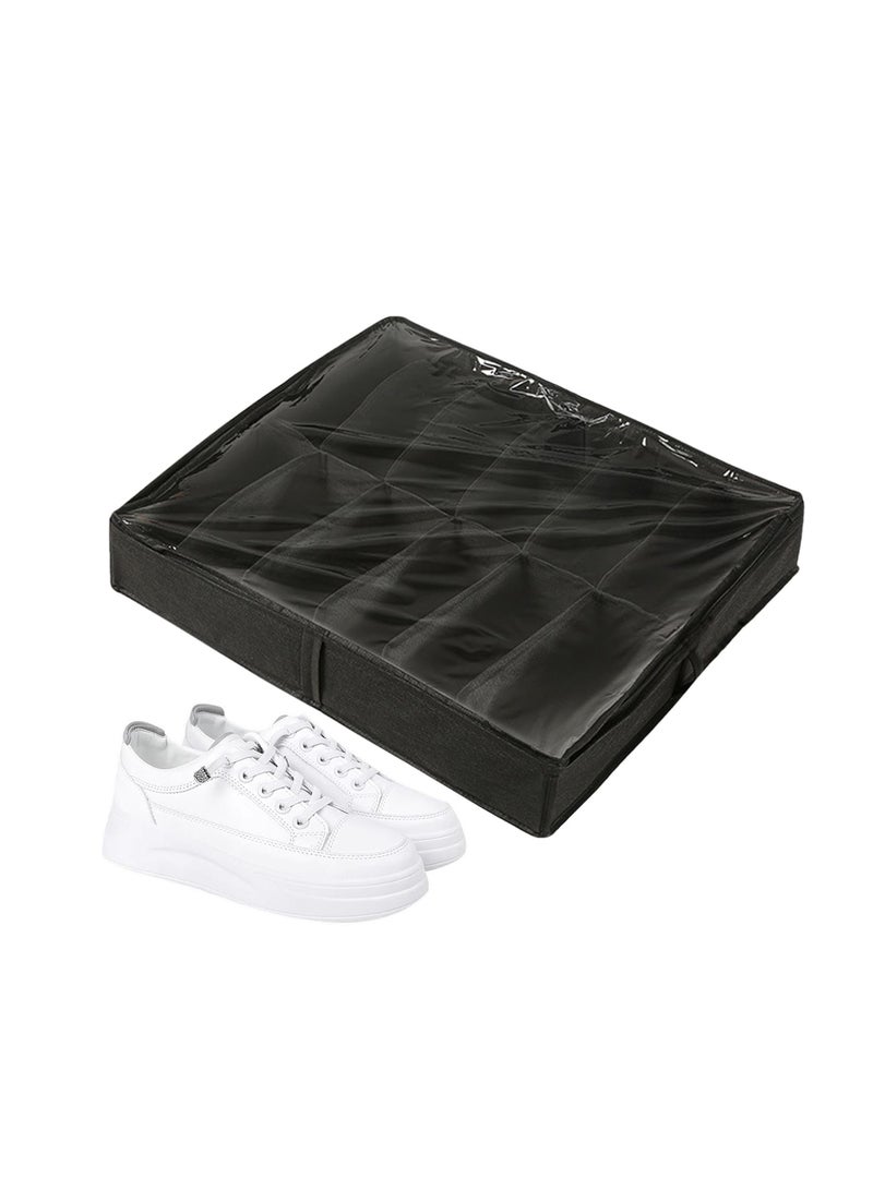Under Bed Shoe Storage Organizer | Foldable Shoe Storage Boxes | Shoes Under Bed Organizer Box | Shoe Storage Bag with 12 - Image 1