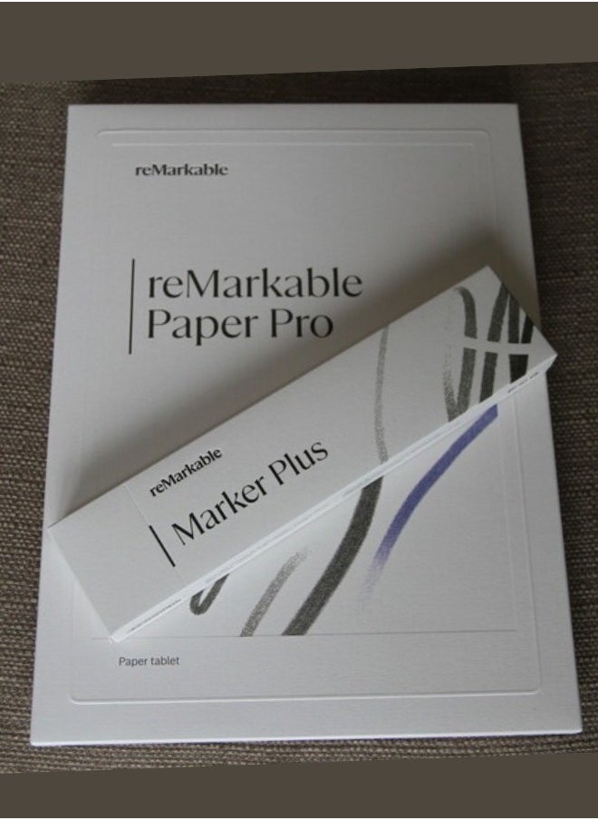 Remarkable - reMarkable Paper Pro Bundle – Includes 11.8” reMarkable Paper Tablet, and Marker Plus Pen with Eraser - Image 1