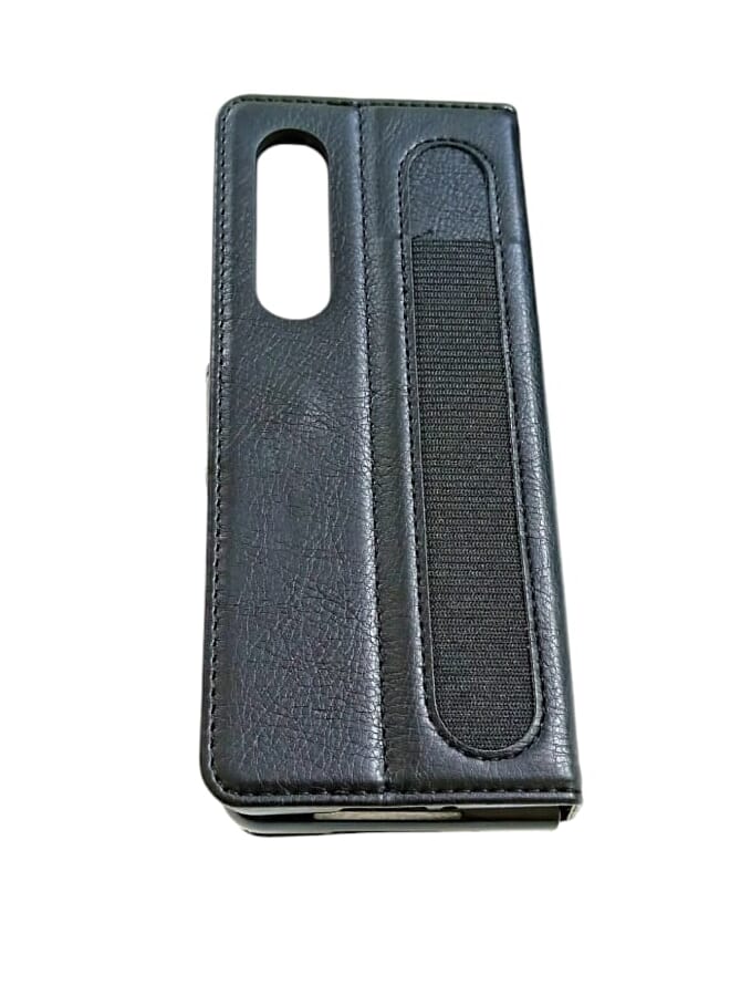 PROMASS Z Fold 5 Case, Leather Galaxy Z Fold 5  Wallet Case  with Card Slot Flip Phone Magnetic Cover Compatible Brown - Image 2