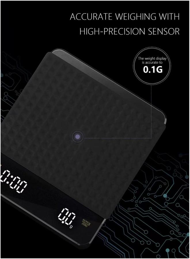 HOMESTAR LCD Display Coffee Drip Scale With Timer - Image 4