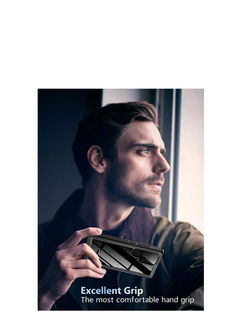 SYOSI for Samsung Galaxy S24 Ultra Case, Waterproof with Built-in Screen Protector, 360°Full Body Guard Phone Case, Support Fingerprint Unlock - Image 4