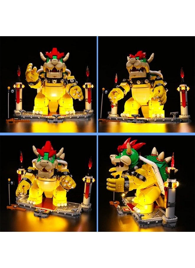 Vonado - Led Light Kit For Lego The Mighty Bowser 71411 (No Model)，Lighting Kit Compatible With Lego 71411 Building Toys Creative Diy Light Kit (Remote Control Version) - Image 1