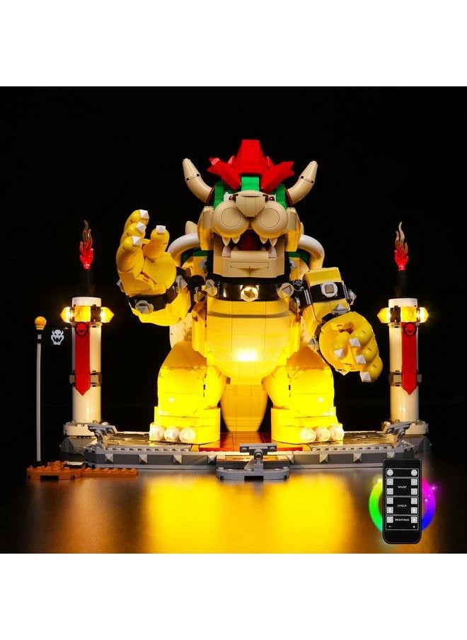 Vonado - Led Light Kit For Lego The Mighty Bowser 71411 (No Model)，Lighting Kit Compatible With Lego 71411 Building Toys Creative Diy Light Kit (Remote Control Version) - Image 1
