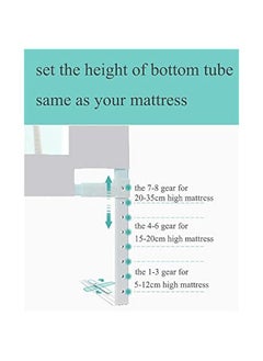 Gonice Bed Rail for Toddlers Drop-Proof Bed guardrail for kids Guard Bed Rail Safety Guard Rail Bed barrier Bed Bumper Bed Fence Sleep Rails 200cm  - Image 4