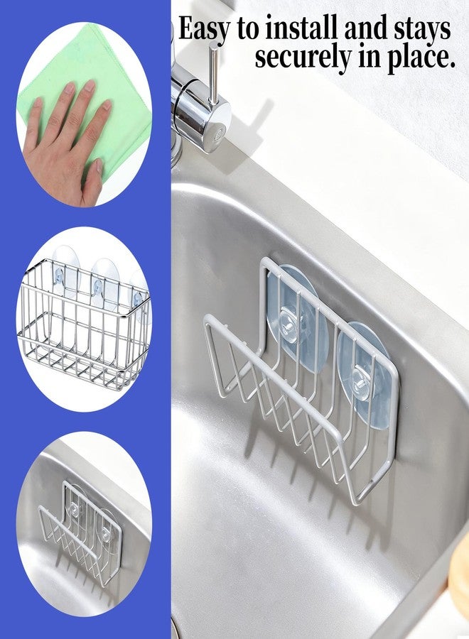 Exclaith 8 Pcs 2 Sizes Sponge Holder Suction Cup, 2 Inch and 2.5 Inch PVC Heavy Strength Large Clear Sucker Without Hooks Replacement Suction Cups for Sponge Holder, Kitchen - Image 5
