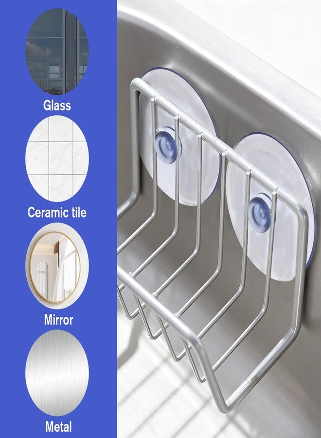 Exclaith 8 Pcs 2 Sizes Sponge Holder Suction Cup, 2 Inch and 2.5 Inch PVC Heavy Strength Large Clear Sucker Without Hooks Replacement Suction Cups for Sponge Holder, Kitchen - Image 4