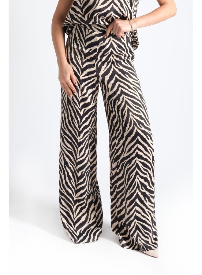 LONDONELLA Pants With Zebra Design - Brown Zebra - 100147 - Image 1
