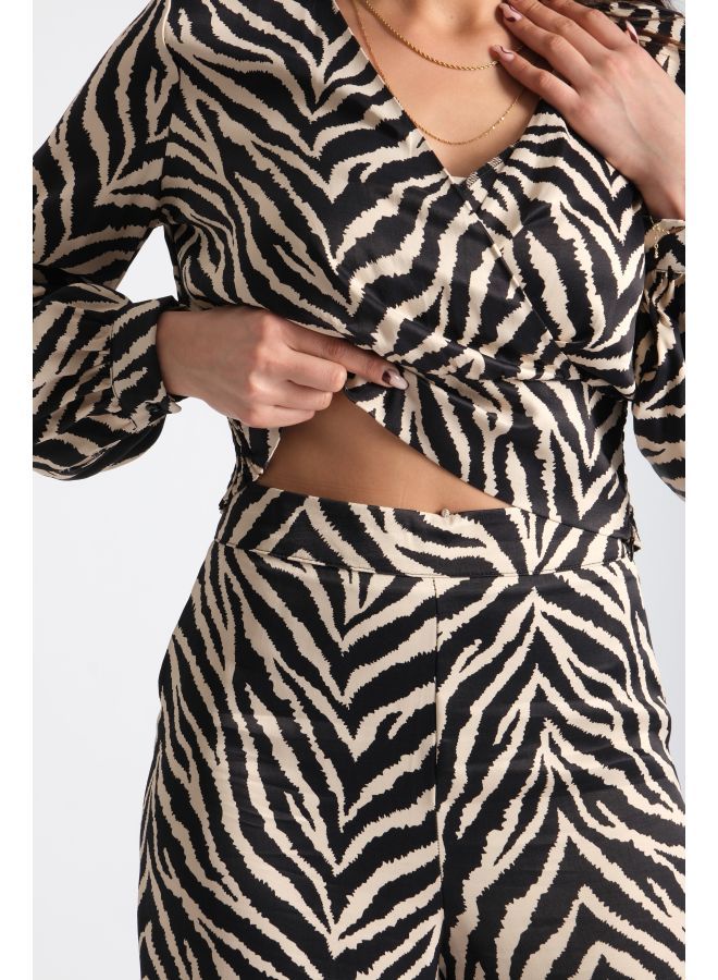 LONDONELLA Pants With Zebra Design - Brown Zebra - 100147 - Image 5