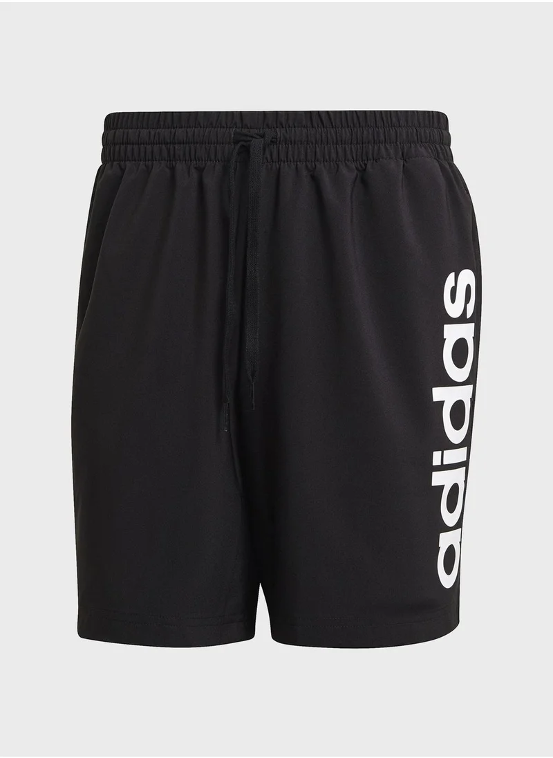 اديداس AEROREADY Essentials Chelsea Linear Logo Shorts