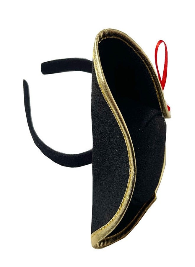 Soochat Pirate Hat Headband Halloween Pirate Top Hat Headband Pirates Hairhoop for Halloween Cosplay Accessories Costume Prop - Image 5