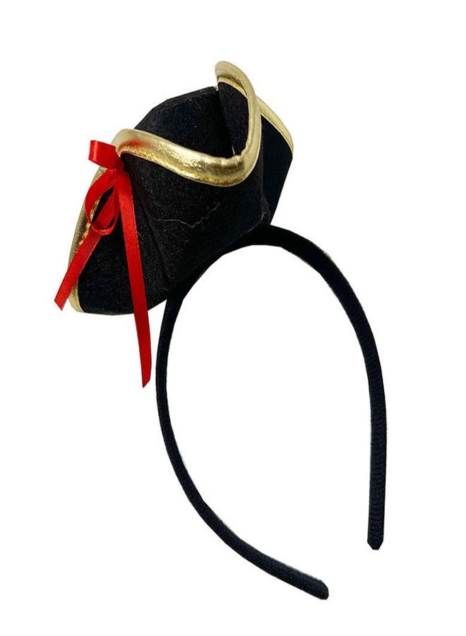 Soochat Pirate Hat Headband Halloween Pirate Top Hat Headband Pirates Hairhoop for Halloween Cosplay Accessories Costume Prop - Image 4
