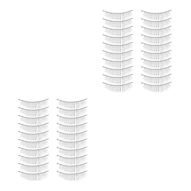 20 Pairs of Handmade Nature Voluminous False Eyelashes Makeup Eyelashes - Image 1
