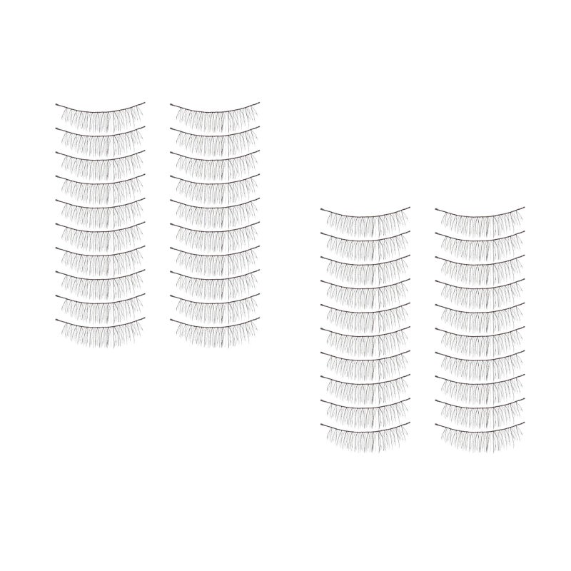 20 Pairs of Handmade Nature Voluminous False Eyelashes Makeup Eyelashes - Image 4