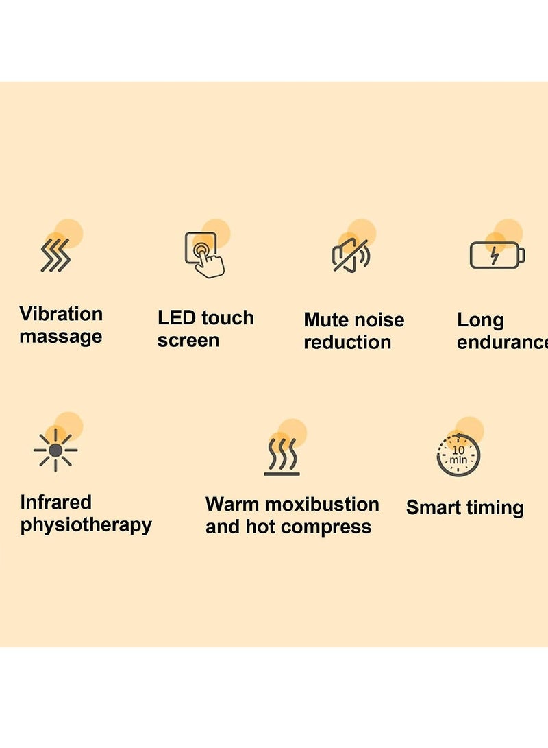 Electric Knee Massager, Knee Therapy Massager Wavelength 615‑650NM Wavelength 4‑16 Nanometers for Knee Massage - Image 5