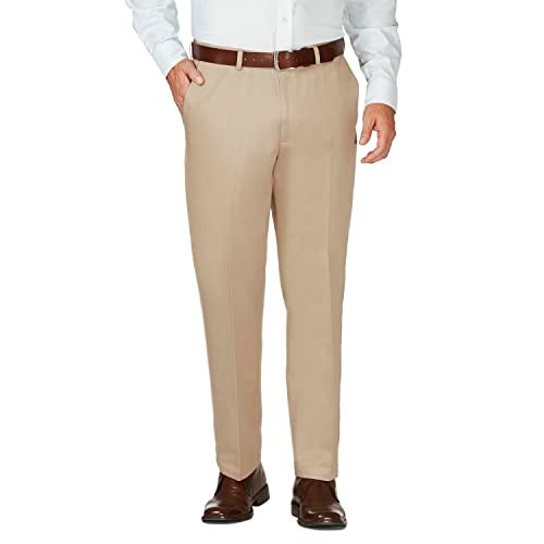 Haggar Men's Work To Weekend No Iron Flat Front Pant Reg. And Big & Tall Sizes - Image 5