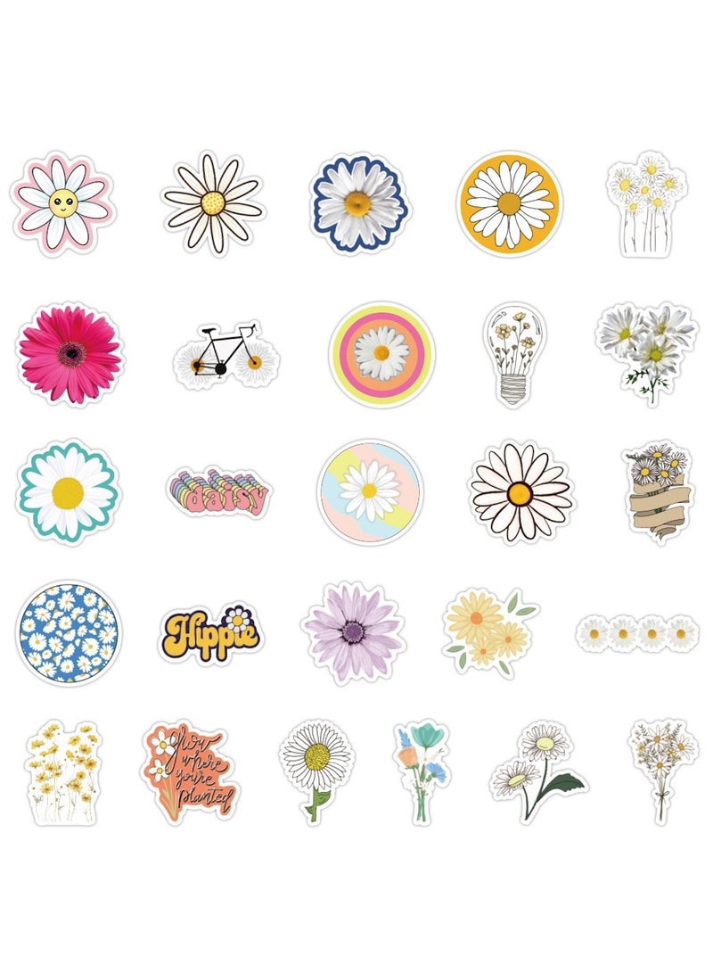 ORAINBOW 50 Pcs Flower Stickers Plants Decals Vinyl Waterproof DIY Decorations for Laptop Water Bottle Guitar Happy Birthday Party Supplies Decor for Teens Adults - Image 4