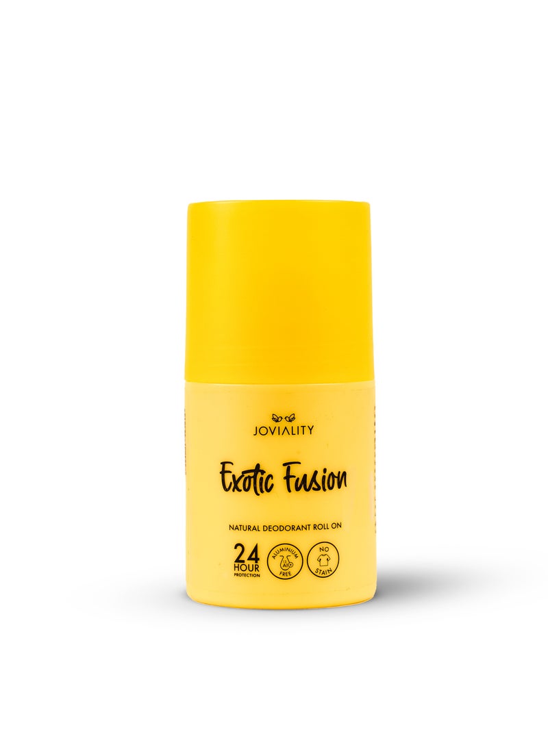 JOVIALITY Natural Deodorant Roll On - Exotic Fusion - Image 1