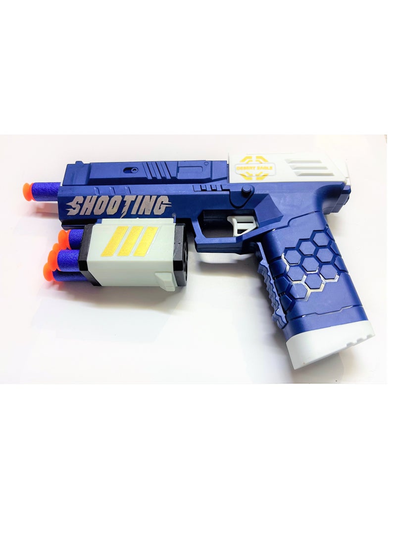 Blaze Storm High-Speed Electric Foam Dart Blaster - Automatic Shooting Toy Gun with Tactical Design - Blue - Image 1