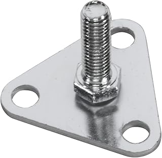 Akro-Mils Akro-Mils AWFOOTPLATE4PK Foot Plate for Chrome Wire Shelf System Upright Leg, 4-Pack  - Image 1