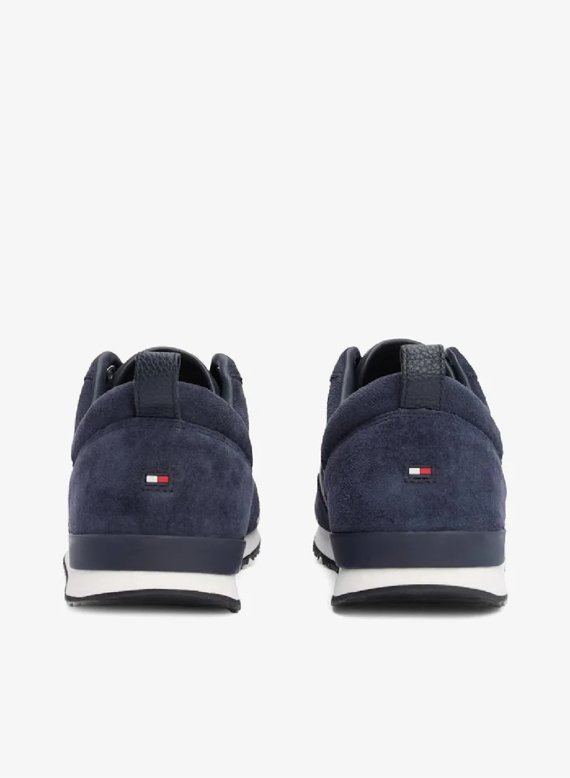 TOMMY HILFIGER Leather Sued Mix Runner Sneakers