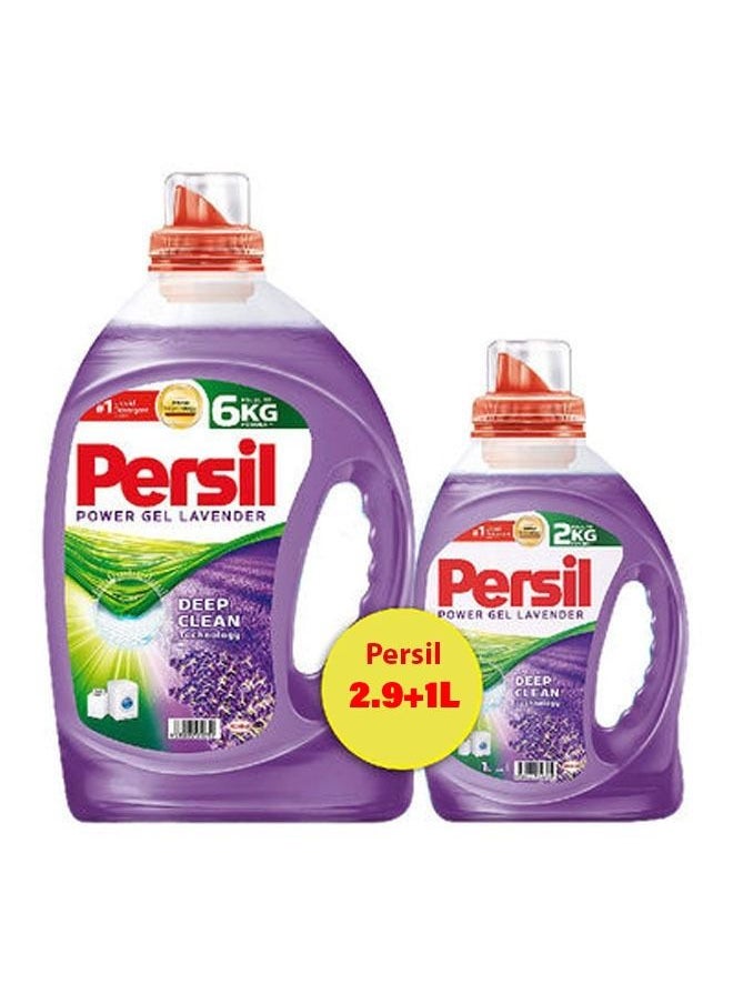 Persil Deep Clean Technology Power Gel Laundry Detergent Liquid Lavender 2.9+1 Liter  - Image 1