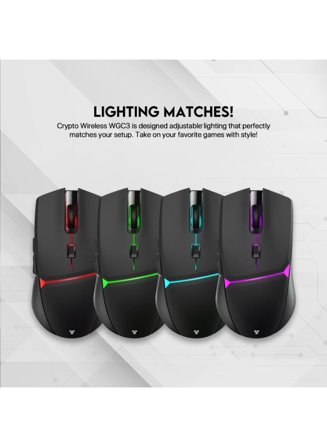 فانتيك ماوس الألعاب اللاسلكي ثنائي الوضع FANTECH WGC3 CRYPTO - Image 5