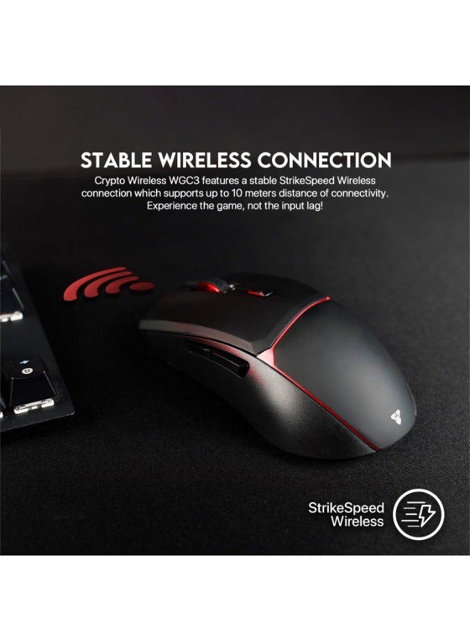 فانتيك ماوس الألعاب اللاسلكي ثنائي الوضع FANTECH WGC3 CRYPTO - Image 3