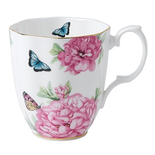 ROYAL ALBERT Miranda Kerr For Royal Albert Friendship Vintage Mug, White, 13.5 oz - Image 1