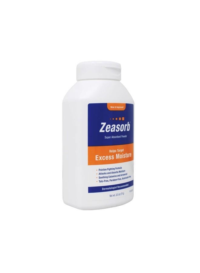 Zeasorb Prevention Super Absorbent Powder, Foot Care, 2.5-Ounce Bottle - Image 2