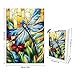 Artinhand Great Jigsaw Puzzles for Adults 300 Pieces Stained Glass Dragonfly Puzzles for Adults Toys Gift Family Decoration Kids Puzzle - Image 4